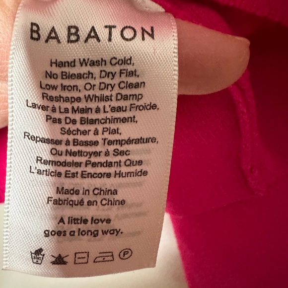 Babaton Size S fushia pink knit - Picture 3 of 5